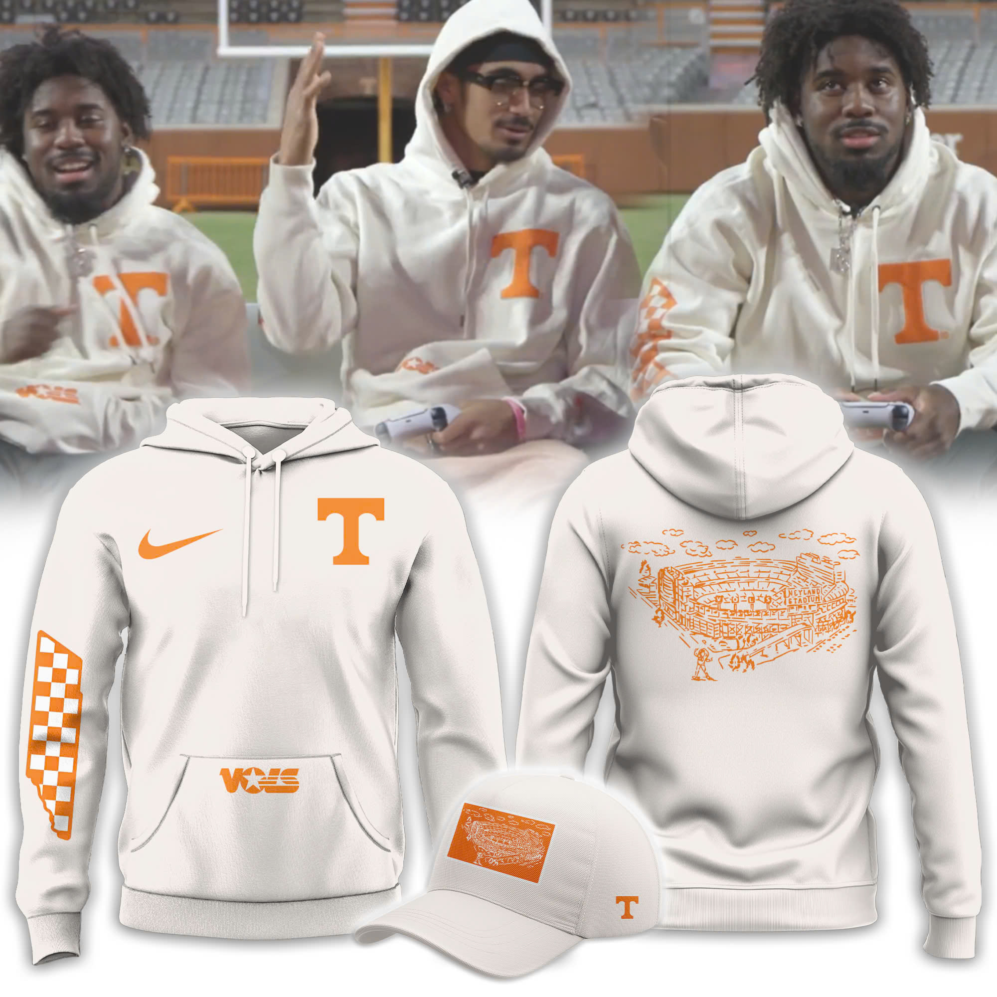 Tennessee Volunteers Football Special Edition Combo Hoodie | Jogger | Cap - Famjoys Tennessee Volunteers Football Special Edition Combo Hoodie | Jogger | Cap - Famjoys
