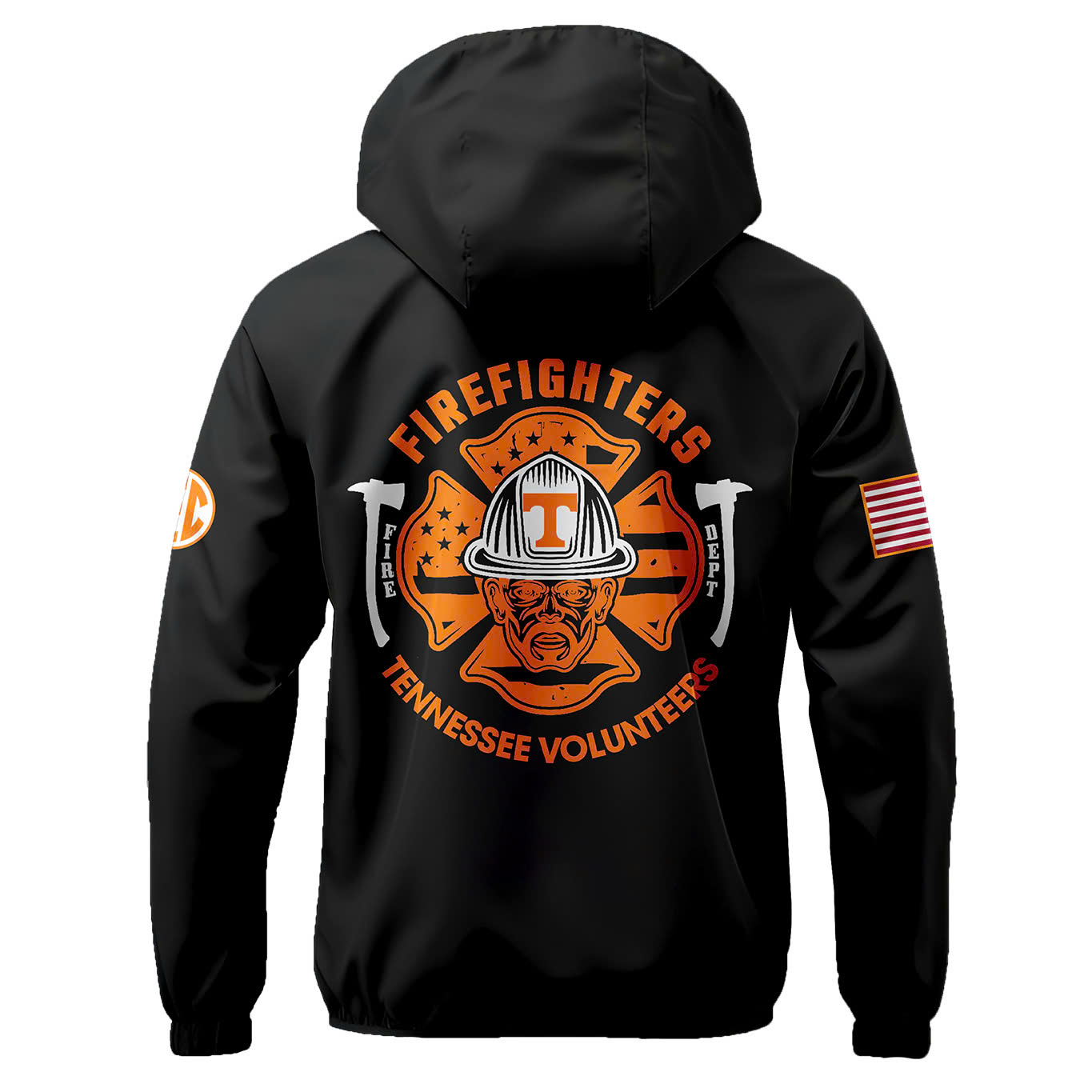 Tennessee Volunteers Football x Firefighter Appreciation Night Premium Pullover Wind Jacket - Famjoys Tennessee Volunteers Football x Firefighter Appreciation Night Premium Pullover Wind Jacket - Famjoys