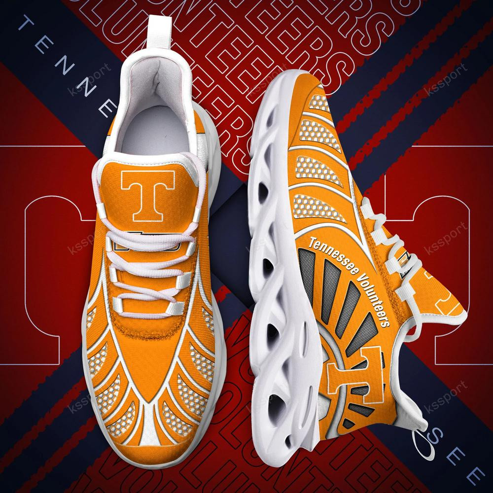 Tennessee Volunteers Max Soul Clunky, Black And White Running Shoes - Famjoys Tennessee Volunteers Max Soul Clunky, Black And White Running Shoes - Famjoys