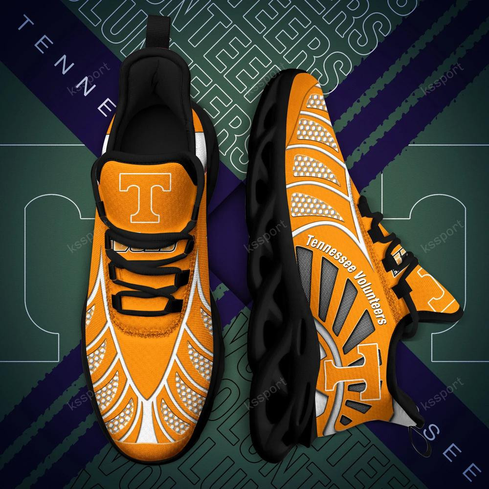 Tennessee Volunteers Max Soul Clunky, Black And White Running Shoes - Famjoys Tennessee Volunteers Max Soul Clunky, Black And White Running Shoes - Famjoys