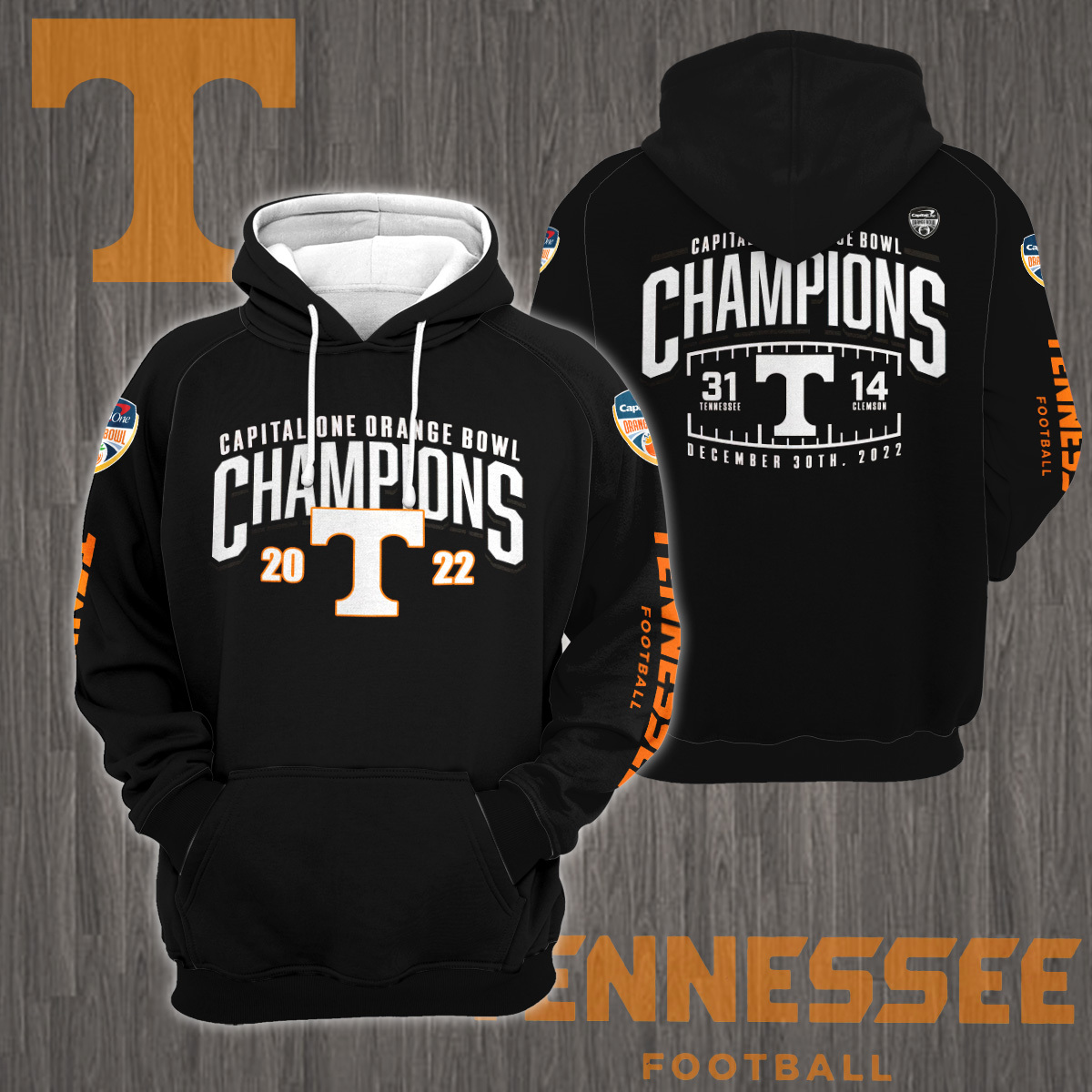 Tennessee Volunteers Orange Bowl 2022 Champions Shirt - Famjoys Tennessee Volunteers Orange Bowl 2022 Champions Shirt - Famjoys