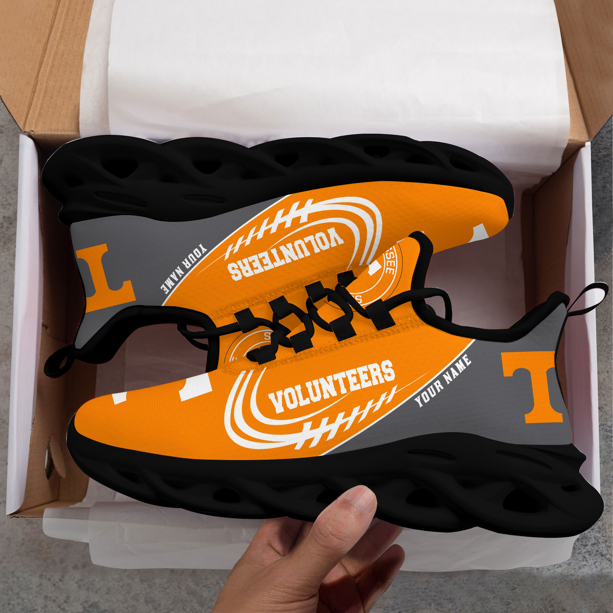 Tennessee Volunteers PERSONALIZED MAX SOUL SHOES T1 - Famjoys Tennessee Volunteers PERSONALIZED MAX SOUL SHOES T1 - Famjoys