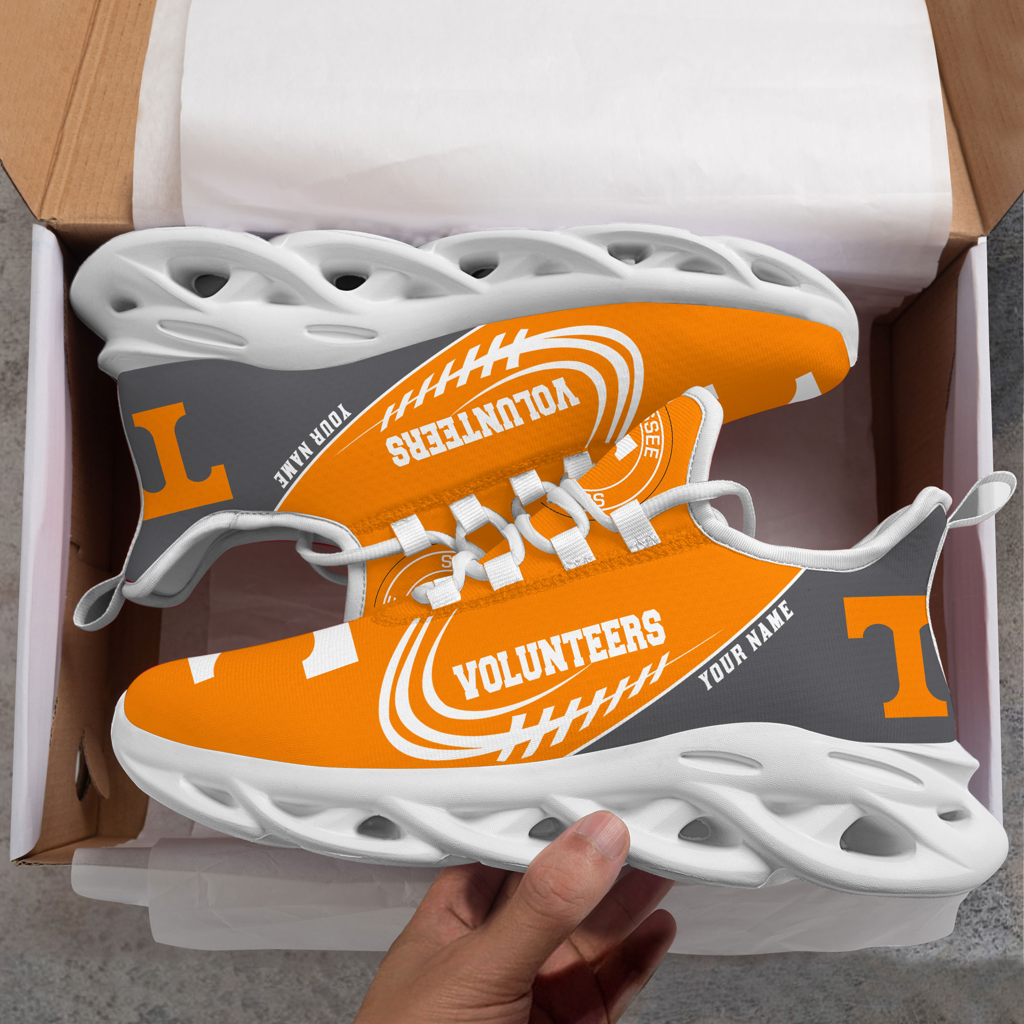 Tennessee Volunteers PERSONALIZED MAX SOUL SHOES T1 - Famjoys Tennessee Volunteers PERSONALIZED MAX SOUL SHOES T1 - Famjoys