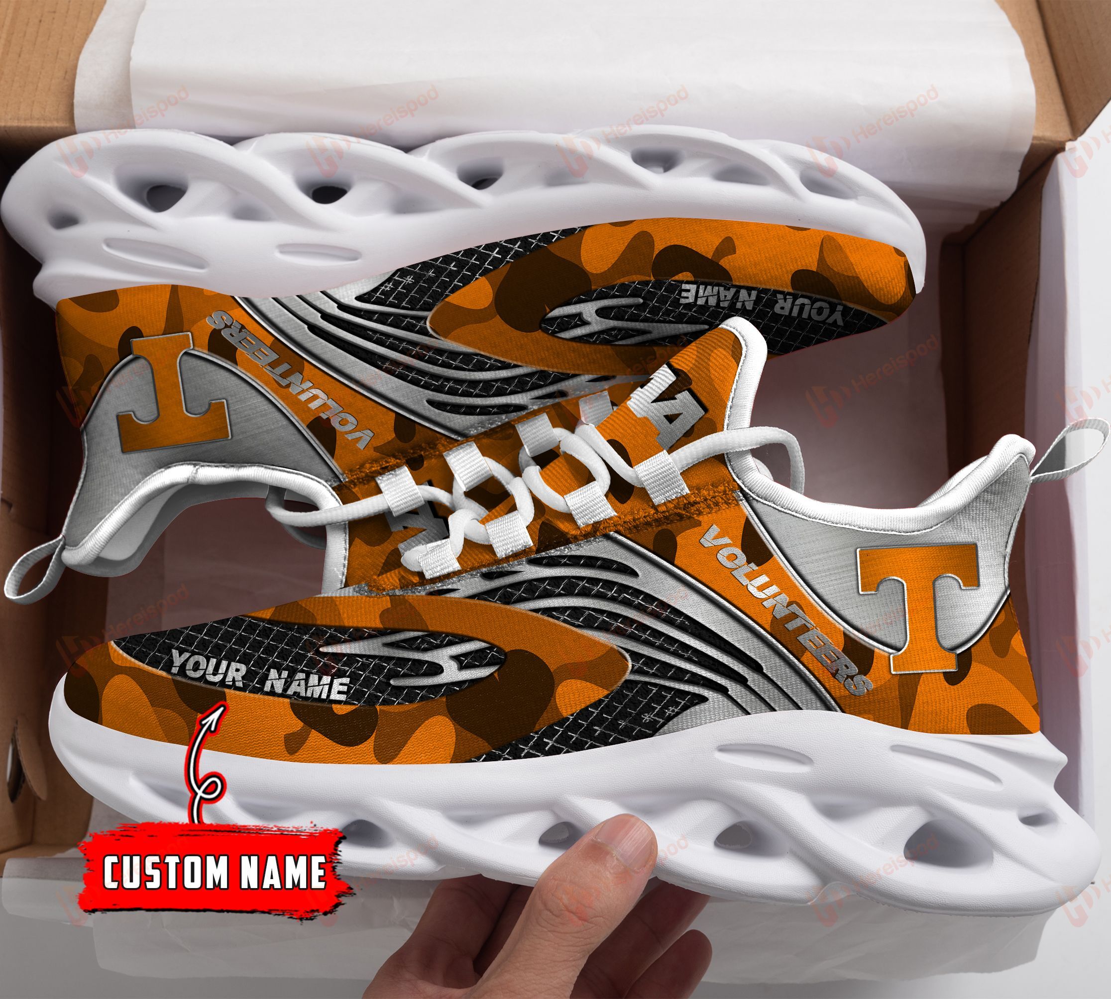 Tennessee Volunteers Personalized Max Soul Shoes THS21093011 - Famjoys Tennessee Volunteers Personalized Max Soul Shoes THS21093011 - Famjoys