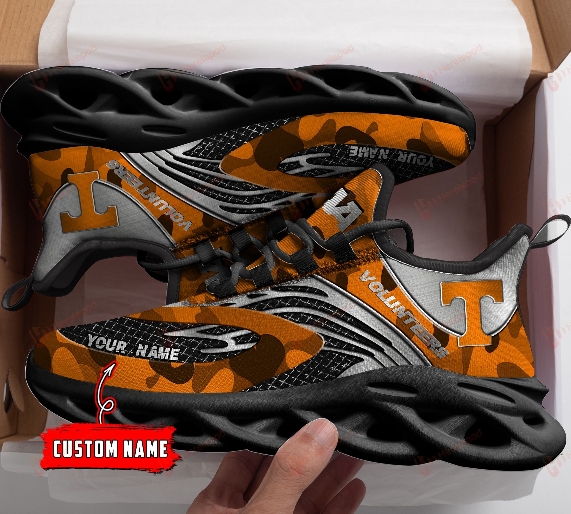 Tennessee Volunteers Personalized Max Soul Shoes THS21093011 - Famjoys Tennessee Volunteers Personalized Max Soul Shoes THS21093011 - Famjoys