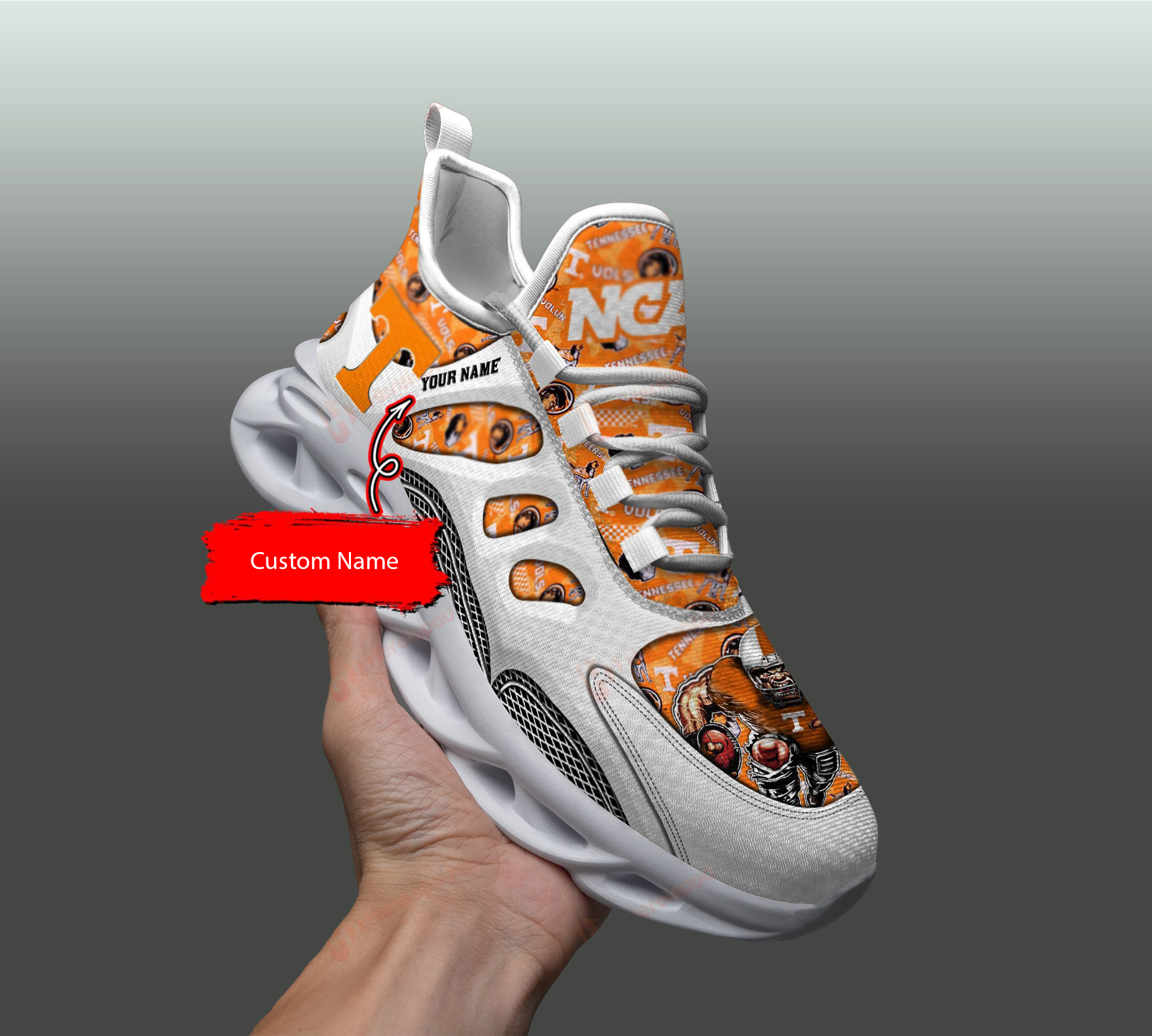 Tennessee Volunteers Personalized Max Soul Shoes THS21100120 - Famjoys Tennessee Volunteers Personalized Max Soul Shoes THS21100120 - Famjoys