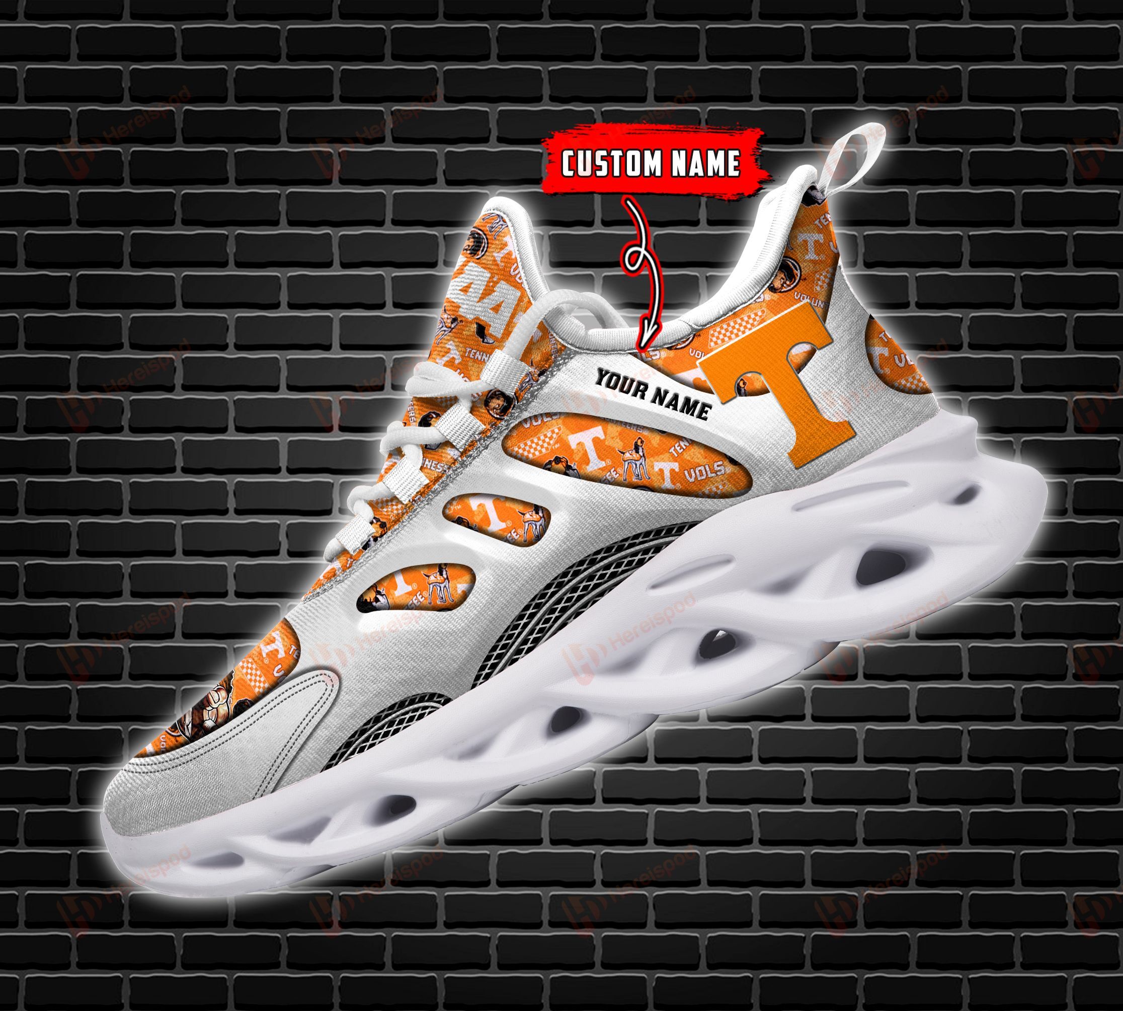 Tennessee Volunteers Personalized Max Soul Shoes THS21100120 - Famjoys Tennessee Volunteers Personalized Max Soul Shoes THS21100120 - Famjoys