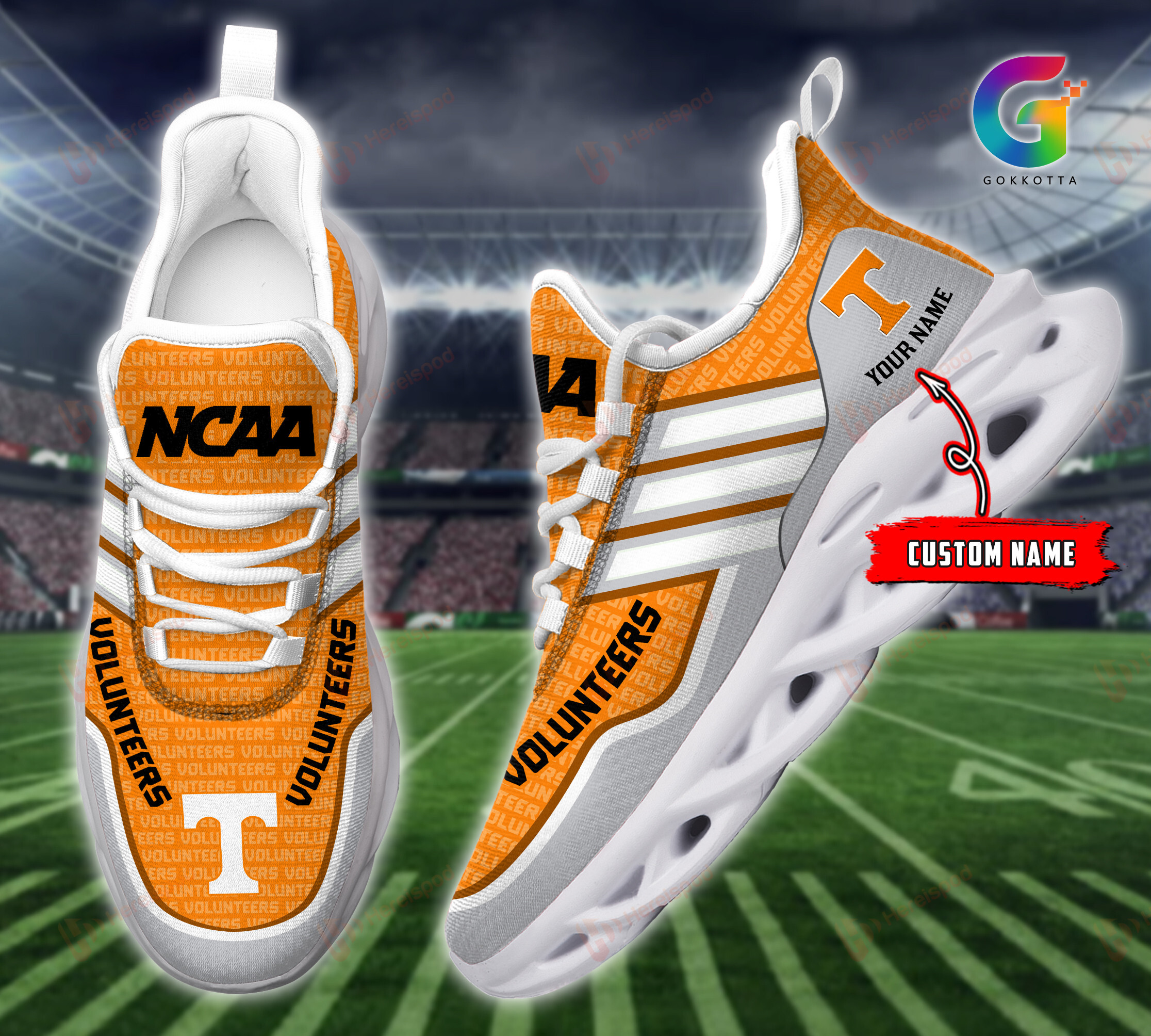 Tennessee Volunteers Personalized Max Soul Shoes THSM1122010421 - Famjoys Tennessee Volunteers Personalized Max Soul Shoes THSM1122010421 - Famjoys