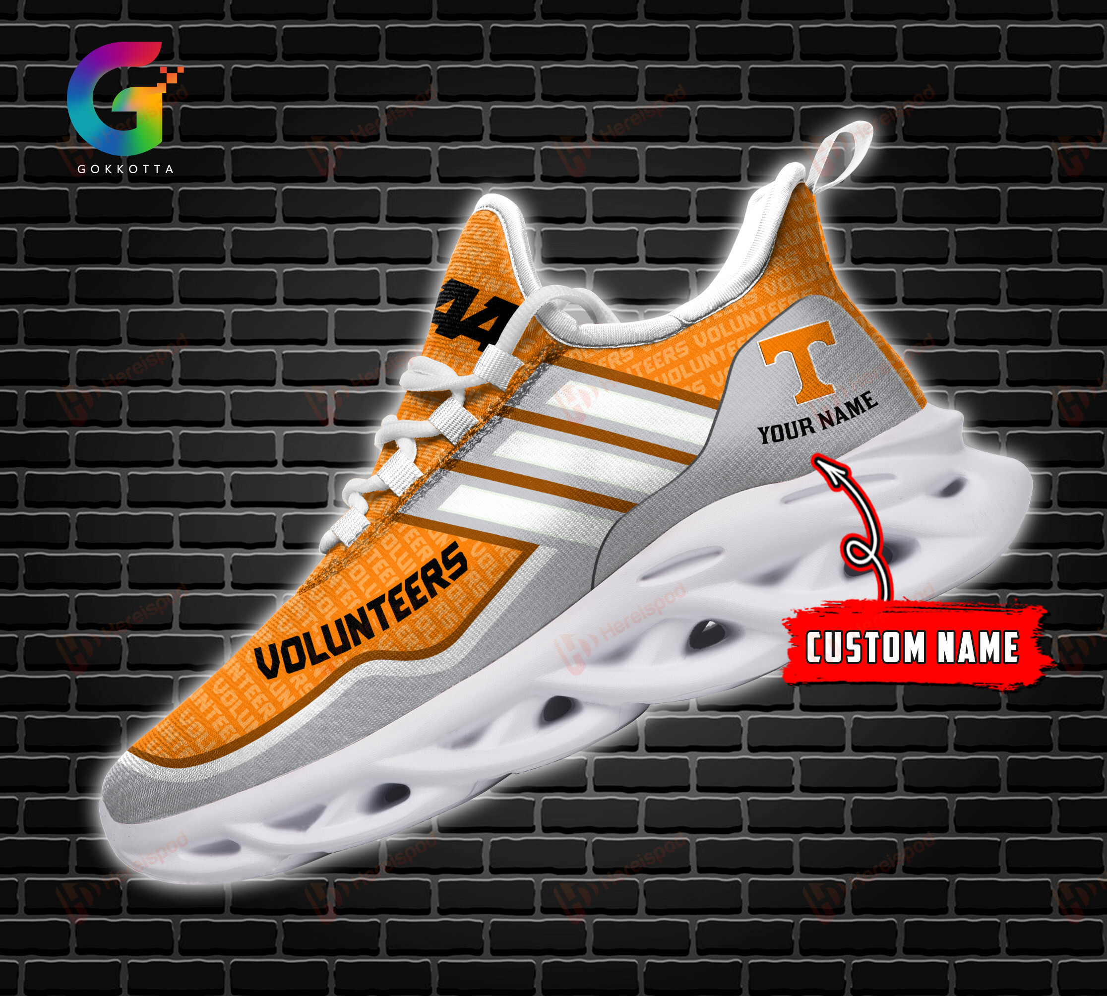 Tennessee Volunteers Personalized Max Soul Shoes THSM1122010421 - Famjoys Tennessee Volunteers Personalized Max Soul Shoes THSM1122010421 - Famjoys