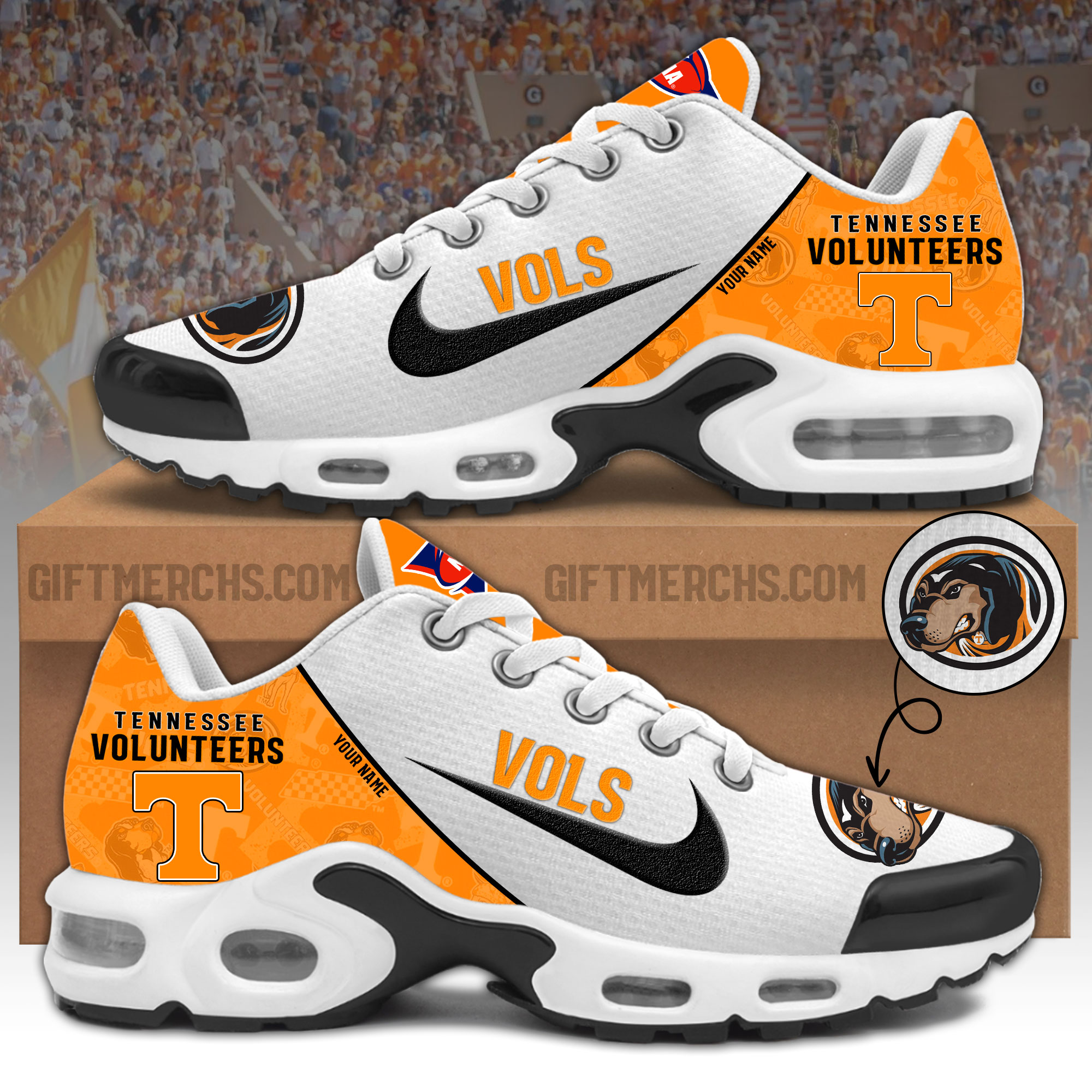 Tennessee Volunteers    Personalized Shoes