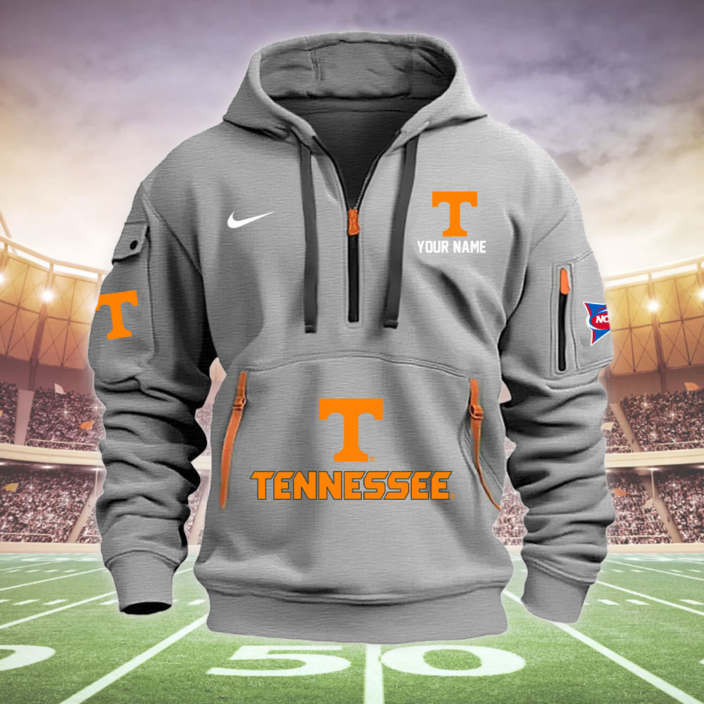 Tennessee Volunteers Quarter Zip Hoodie - Famjoys Tennessee Volunteers Quarter Zip Hoodie - Famjoys