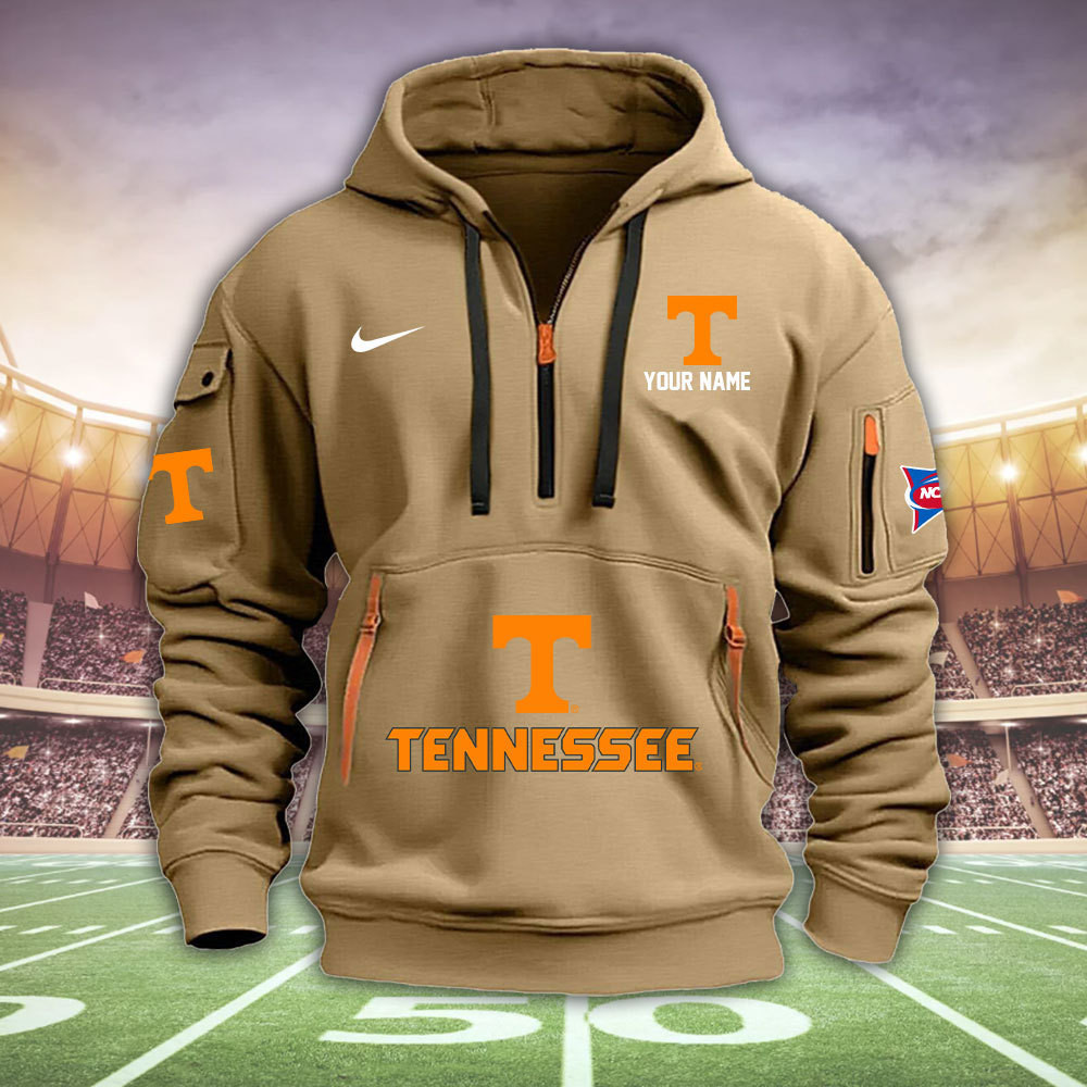 Tennessee Volunteers Quarter Zip Hoodie - Famjoys Tennessee Volunteers Quarter Zip Hoodie - Famjoys