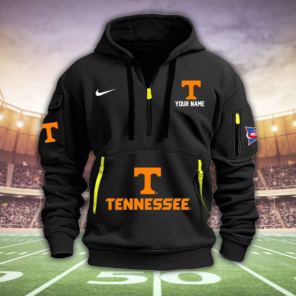Tennessee Volunteers Quarter Zip Hoodie - Famjoys Tennessee Volunteers Quarter Zip Hoodie - Famjoys