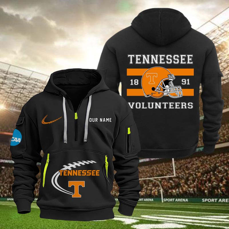 Tennessee Volunteers Quarter Zip Hoodie - Famjoys Tennessee Volunteers Quarter Zip Hoodie - Famjoys
