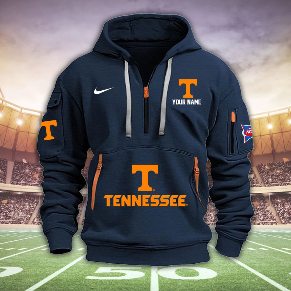 Tennessee Volunteers Quarter Zip Hoodie - Famjoys Tennessee Volunteers Quarter Zip Hoodie - Famjoys