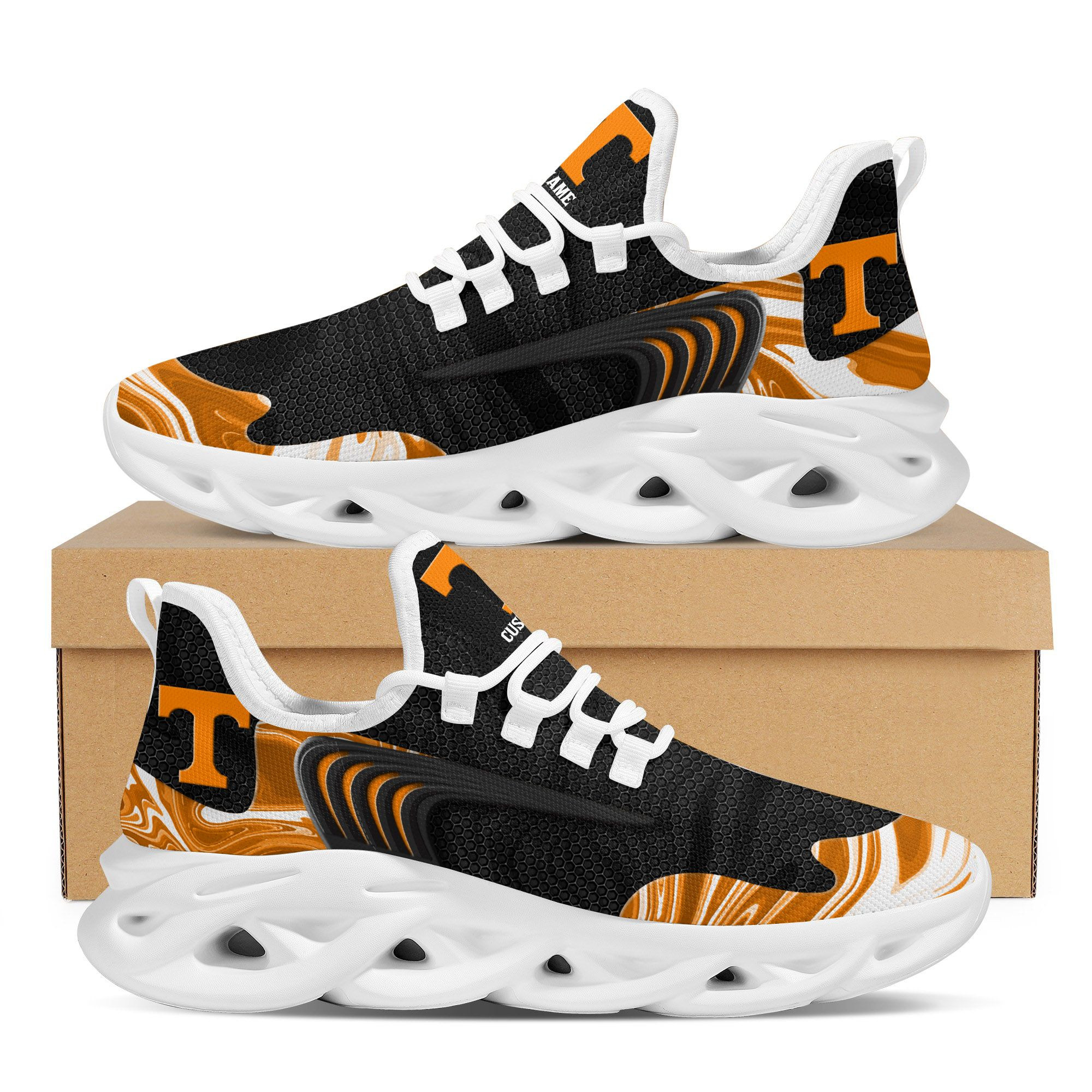 Tennessee Volunteers Team Custom Personalized With Name Max Soul Sneakers Shoes - Famjoys Tennessee Volunteers Team Custom Personalized With Name Max Soul Sneakers Shoes - Famjoys
