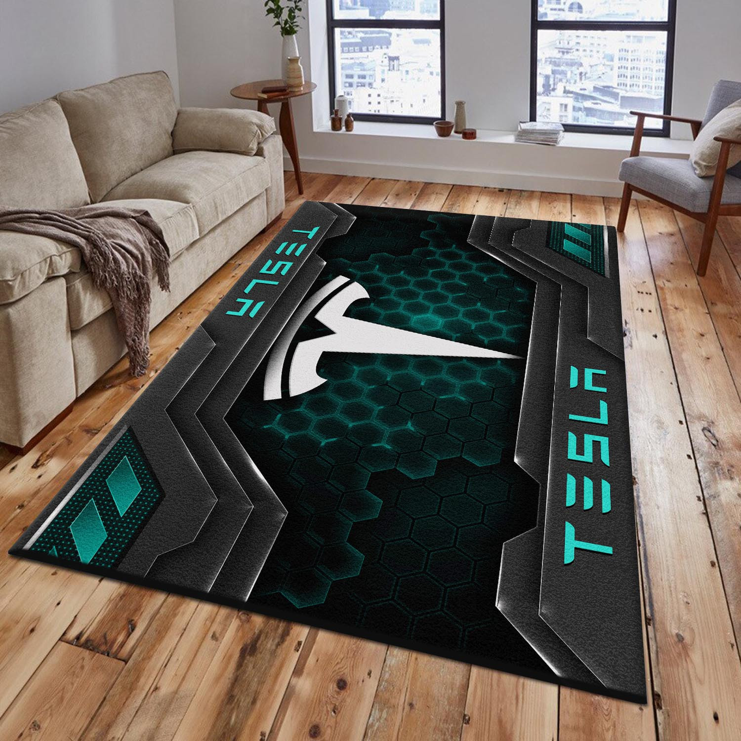Tesla Area Rugs 0337 - Famjoys Tesla Area Rugs 0337 - Famjoys
