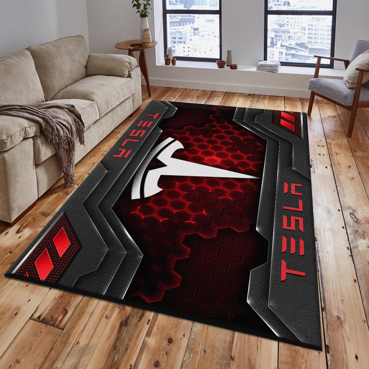 Tesla Area Rugs 0337 - Famjoys Tesla Area Rugs 0337 - Famjoys