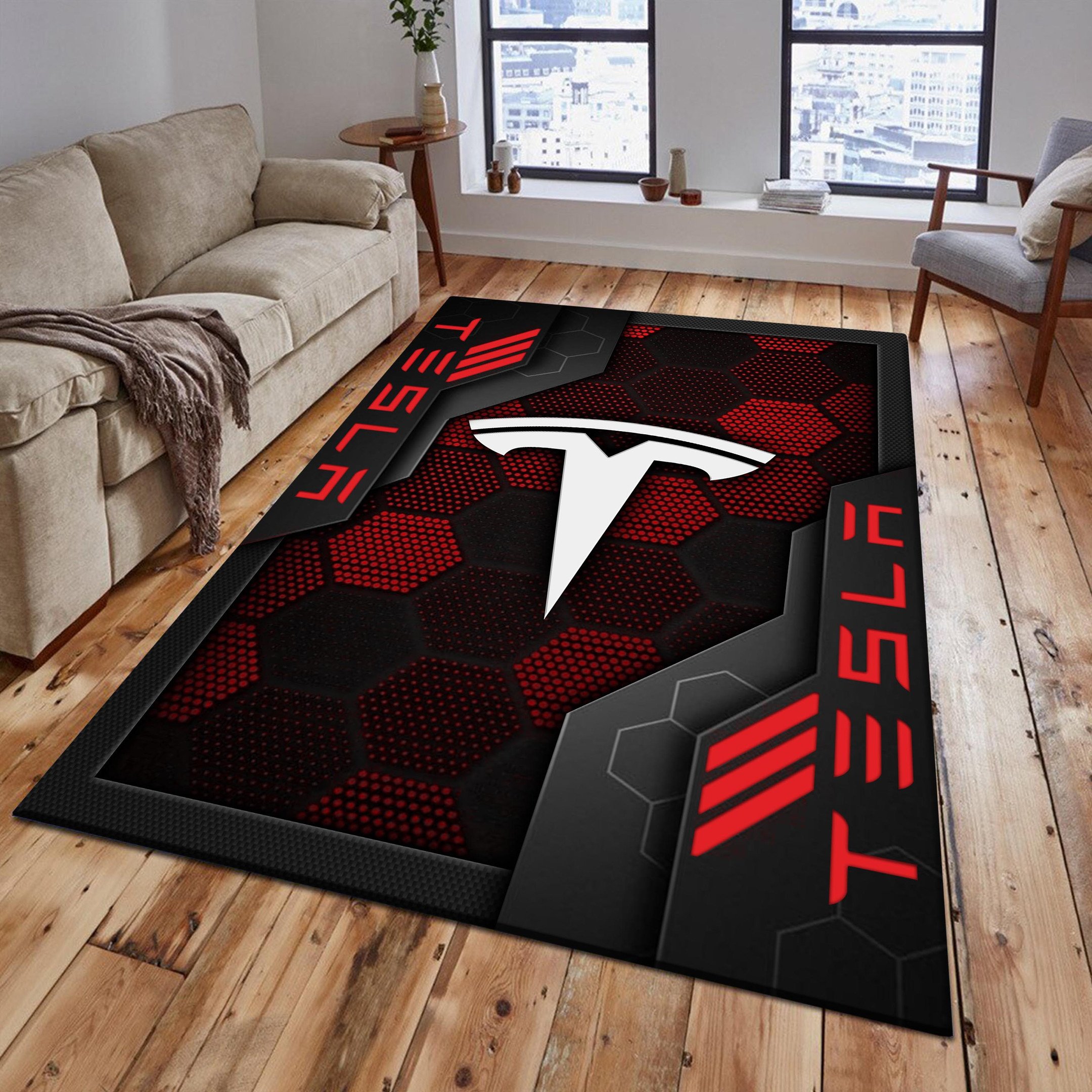 Tesla Area Rugs 2571 Multicolor - Famjoys Tesla Area Rugs 2571 Multicolor - Famjoys