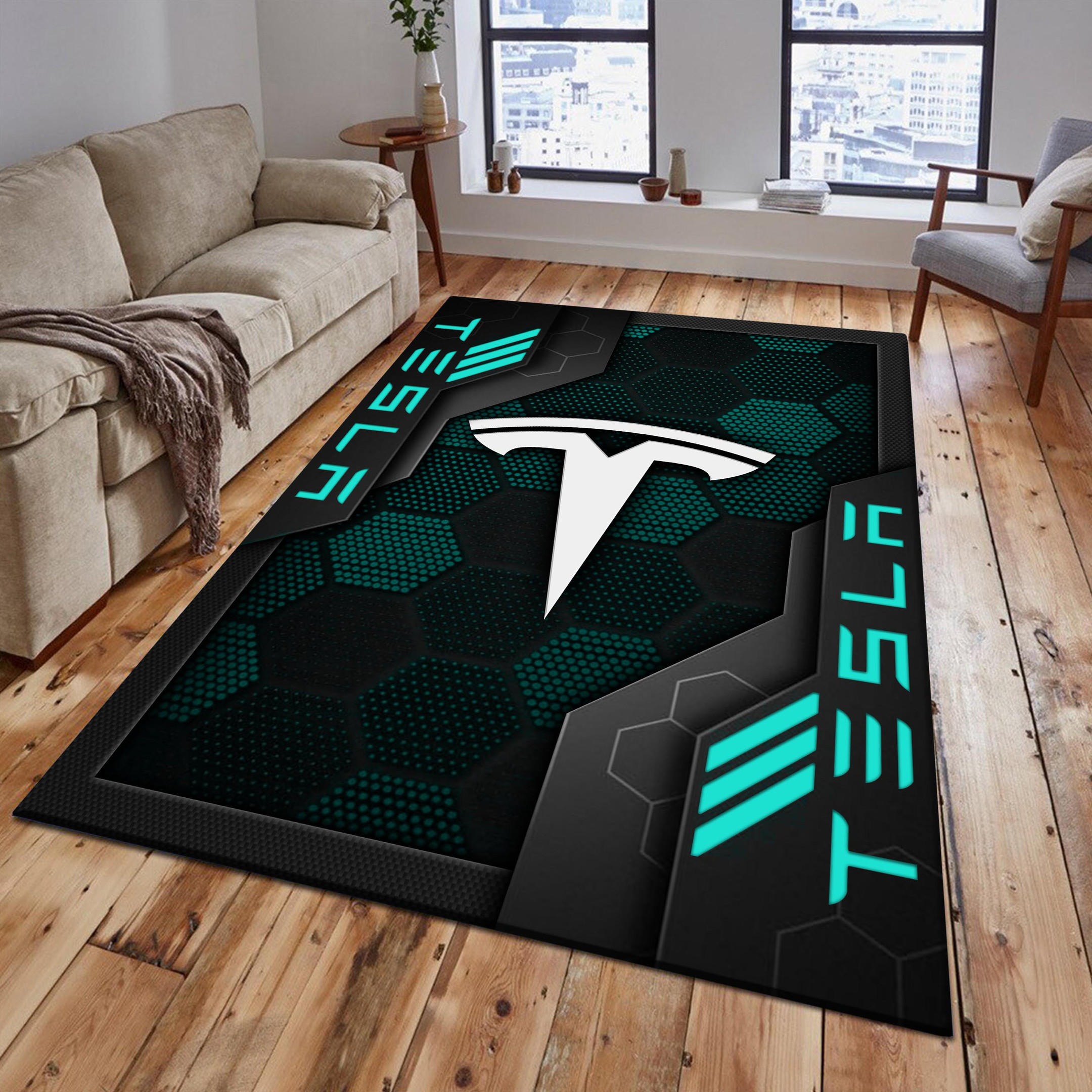 Tesla Area Rugs 2571 Multicolor - Famjoys Tesla Area Rugs 2571 Multicolor - Famjoys