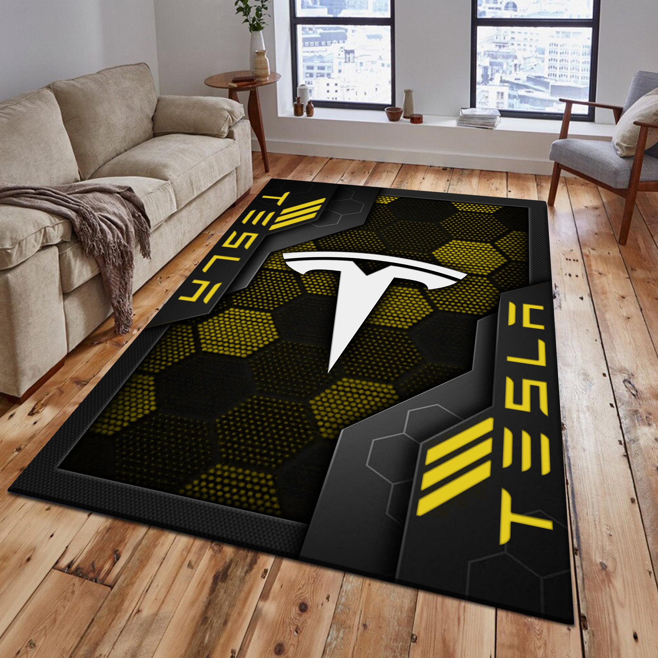 Tesla Area Rugs 2571 Multicolor - Famjoys Tesla Area Rugs 2571 Multicolor - Famjoys