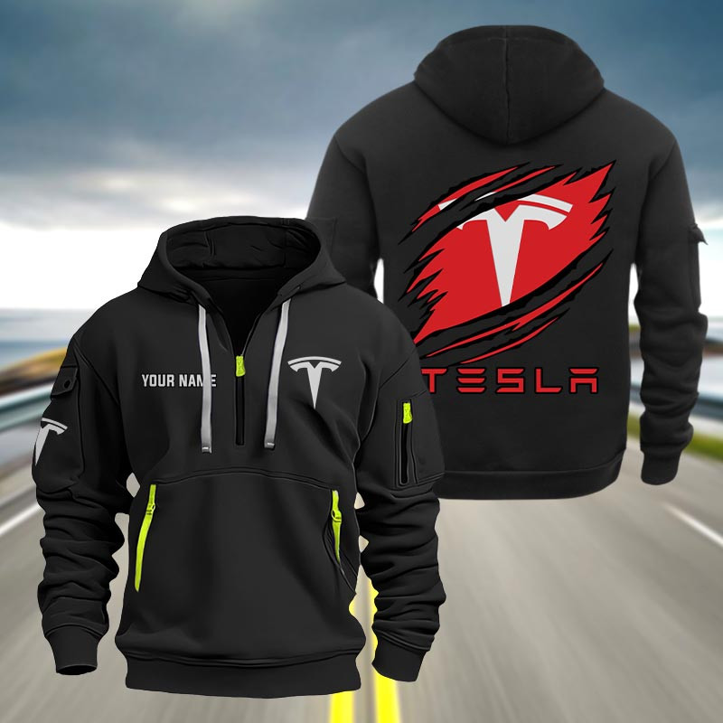 Tesla Heavy Hoodie - Famjoys Tesla Heavy Hoodie - Famjoys