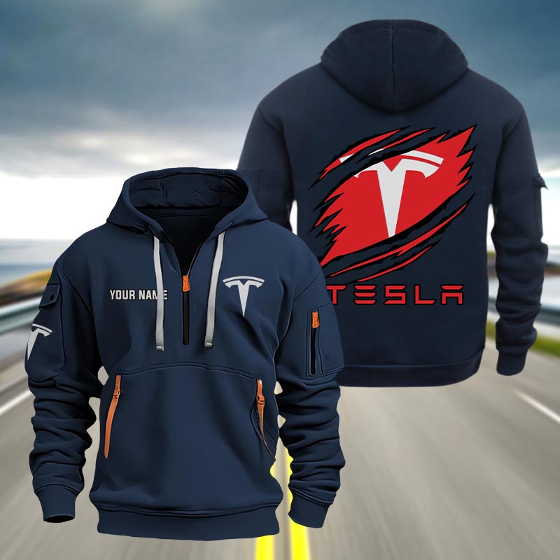 Tesla Heavy Hoodie - Famjoys Tesla Heavy Hoodie - Famjoys