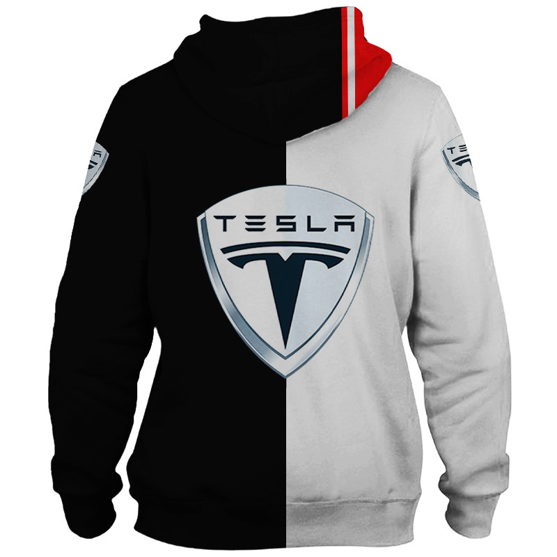 Tesla t-shirt hoodie apparel 3D full printing - Famjoys Tesla t-shirt hoodie apparel 3D full printing - Famjoys