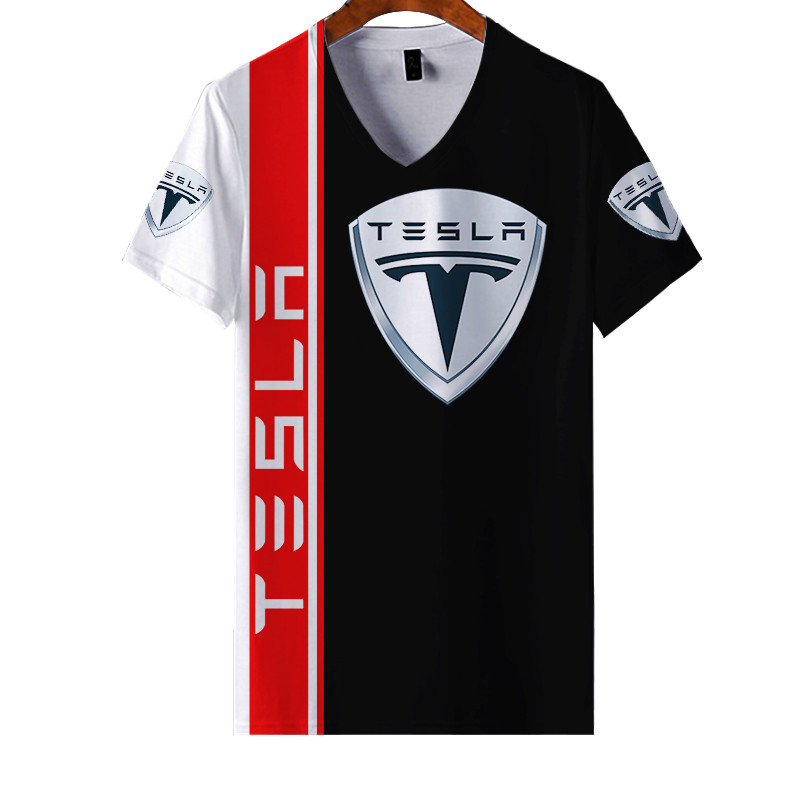 Tesla t-shirt hoodie apparel 3D full printing - Famjoys Tesla t-shirt hoodie apparel 3D full printing - Famjoys