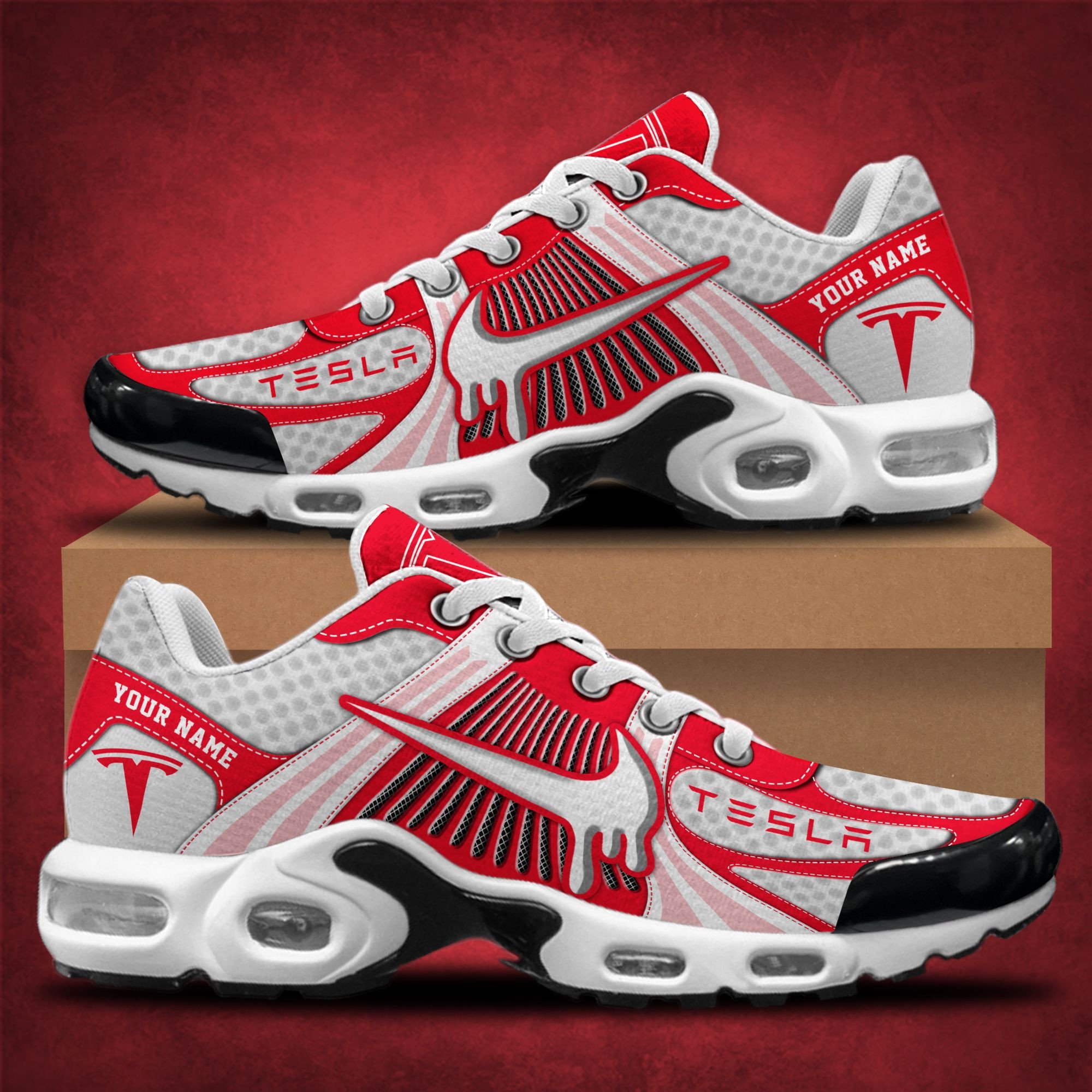 Tesla TN Shoes Sneakers For Men And Women - Famjoys Tesla TN Shoes Sneakers For Men And Women - Famjoys