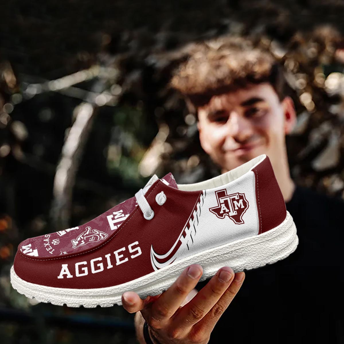 Texas A&M Aggies Hey Dude Shoes – Moccasin Slipper - Famjoys Texas A&M Aggies Hey Dude Shoes – Moccasin Slipper - Famjoys