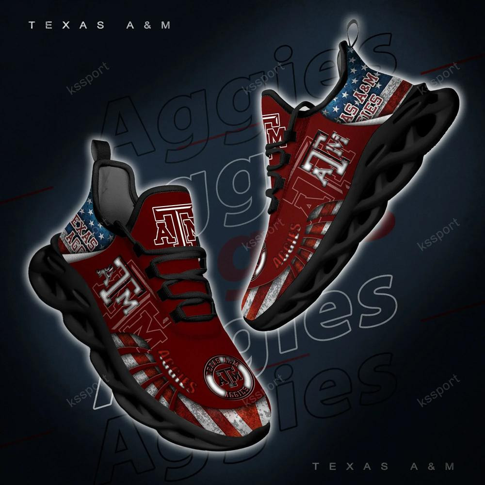 Texas A&M Aggies Max Soul Clunky Shoes - Famjoys Texas A&M Aggies Max Soul Clunky Shoes - Famjoys