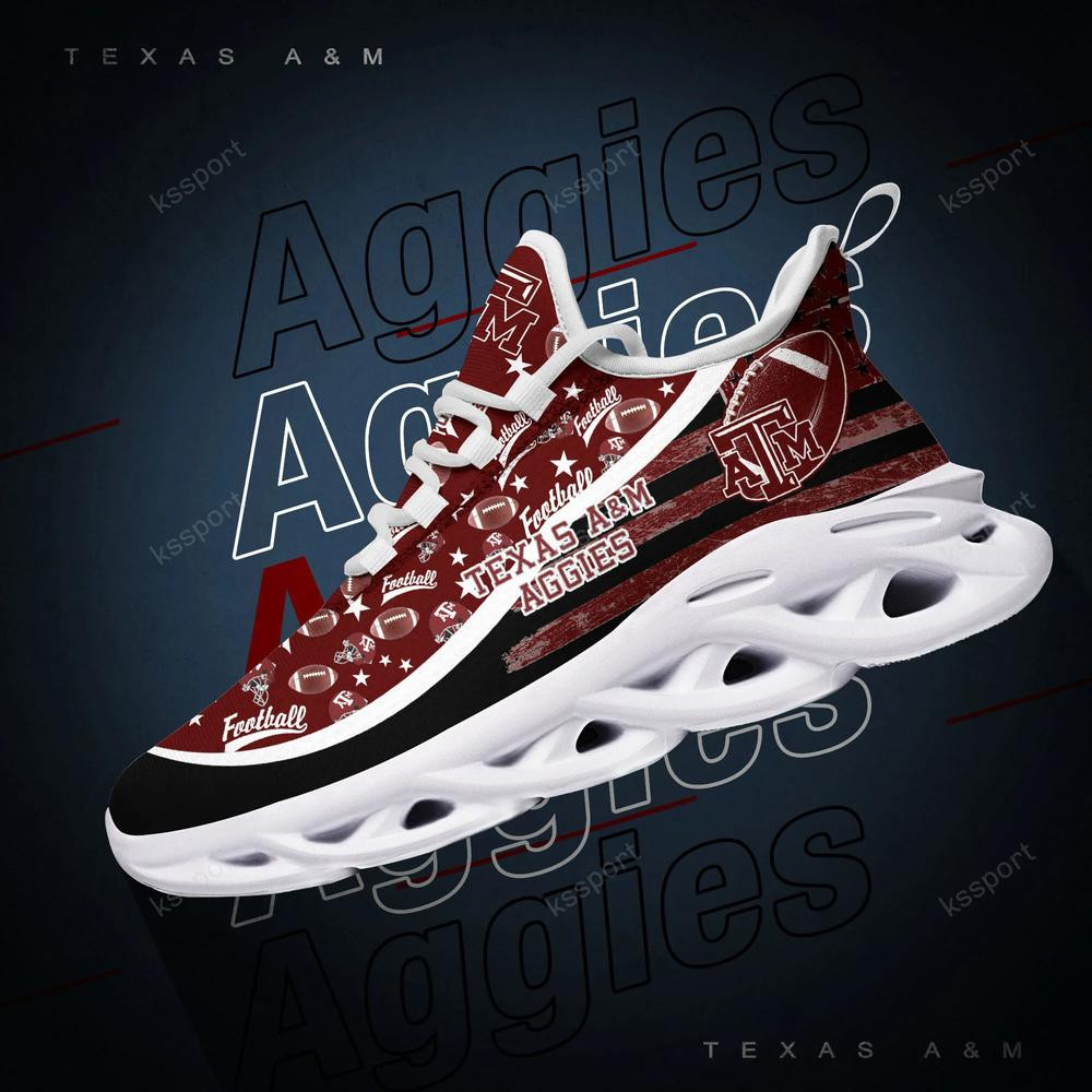 Texas A&M Aggies Max Soul Clunky Sneakers - Famjoys Texas A&M Aggies Max Soul Clunky Sneakers - Famjoys