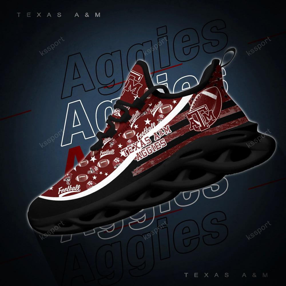 Texas A&M Aggies Max Soul Clunky Sneakers - Famjoys Texas A&M Aggies Max Soul Clunky Sneakers - Famjoys