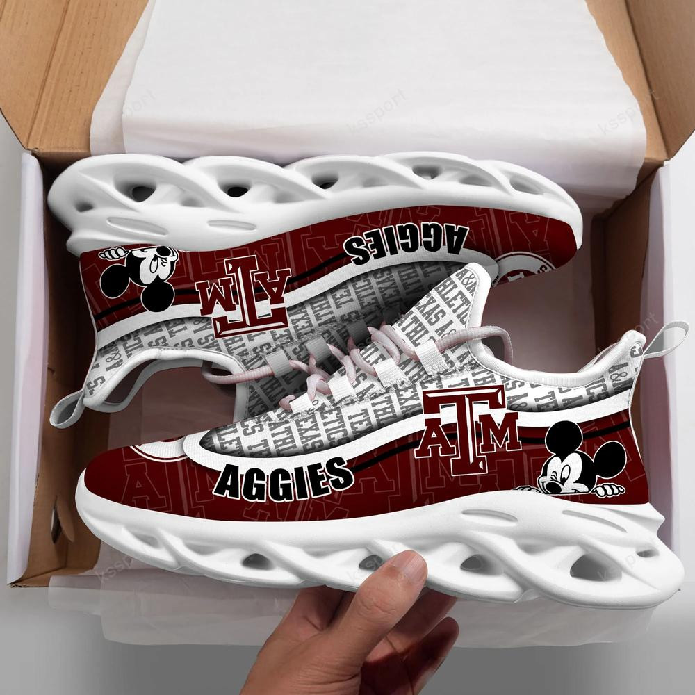 Texas A&M Aggies Max Soul Clunky Sneakers - Famjoys Texas A&M Aggies Max Soul Clunky Sneakers - Famjoys
