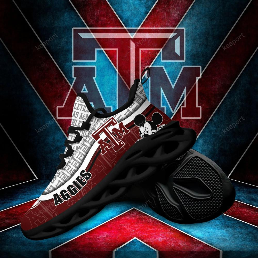Texas A&M Aggies Max Soul Clunky Sneakers - Famjoys Texas A&M Aggies Max Soul Clunky Sneakers - Famjoys