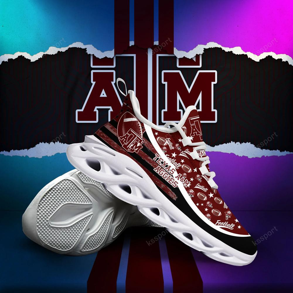 Texas A&M Aggies Max Soul Clunky Sneakers - Famjoys Texas A&M Aggies Max Soul Clunky Sneakers - Famjoys