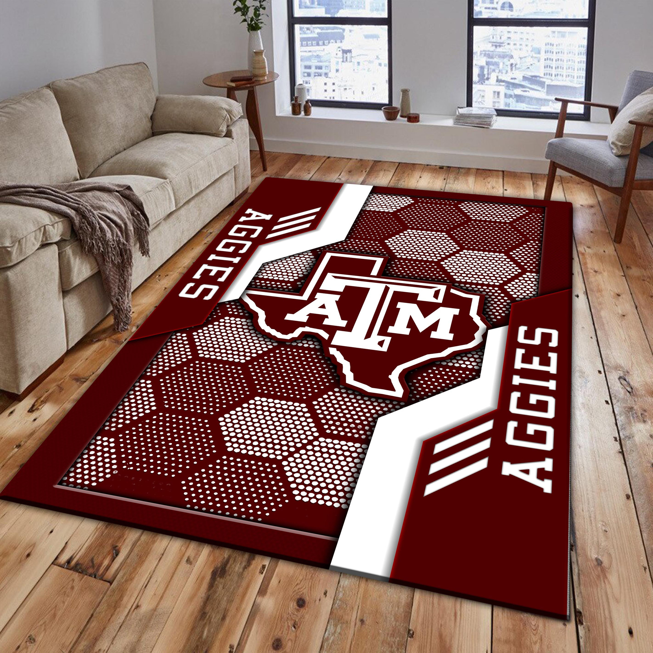Texas A&M Aggies Area Rugs 3705 - Famjoys Texas A&M Aggies Area Rugs 3705 - Famjoys