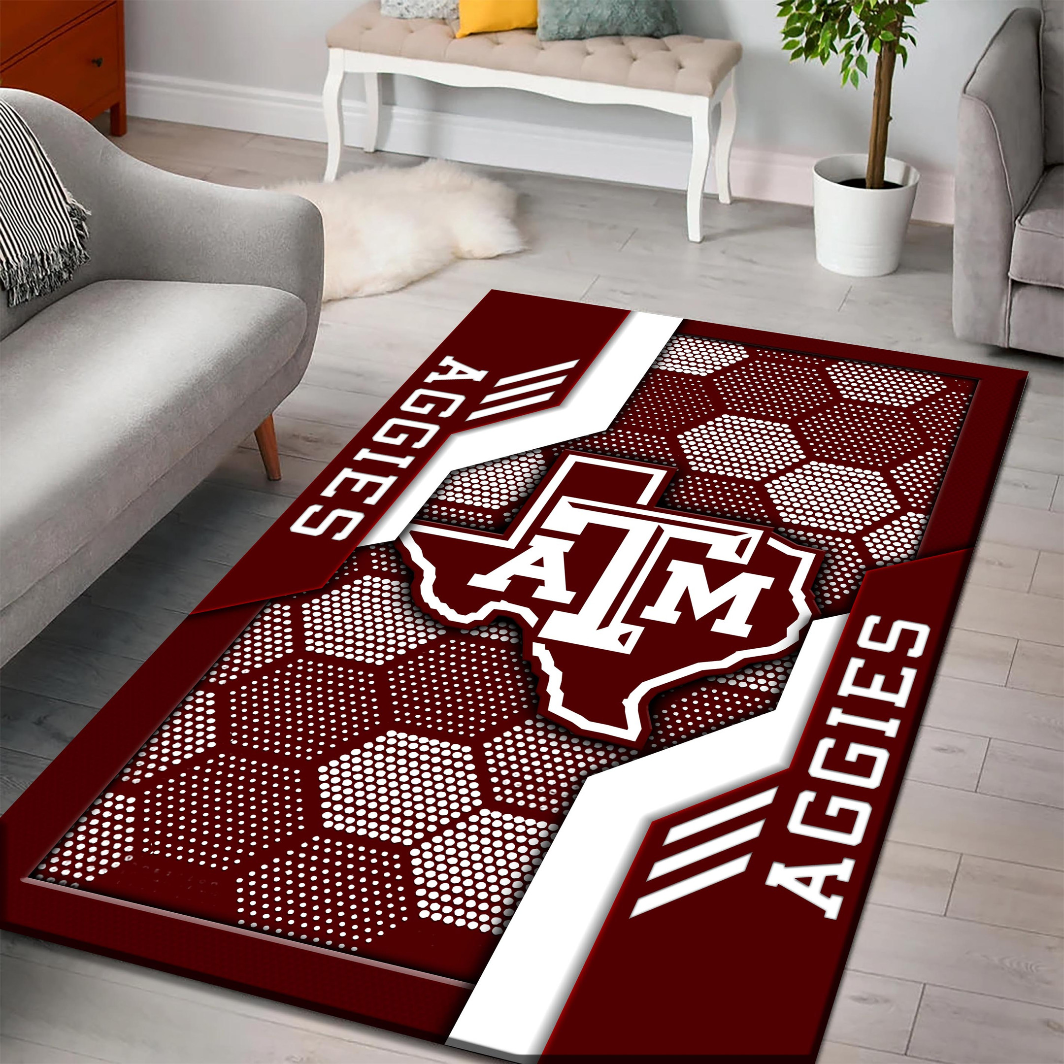 Texas A&M Aggies Area Rugs 3705 - Famjoys Texas A&M Aggies Area Rugs 3705 - Famjoys