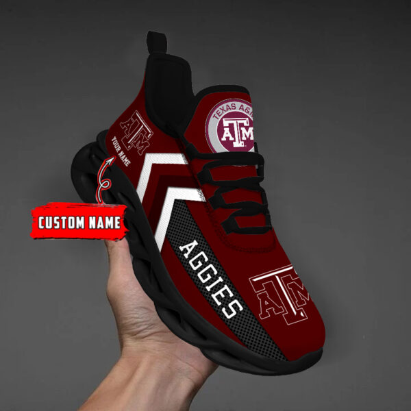 Texas AM Aggies Personalized Custom Name Max Soul Shoes DS003 - Famjoys Texas AM Aggies Personalized Custom Name Max Soul Shoes DS003 - Famjoys