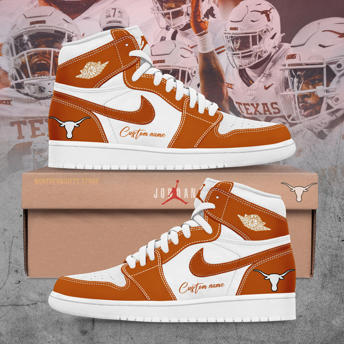 Texas Football Custom Name For Fans Shoes +NT03092409ID10 - Famjoys Texas Football Custom Name For Fans Shoes +NT03092409ID10 - Famjoys