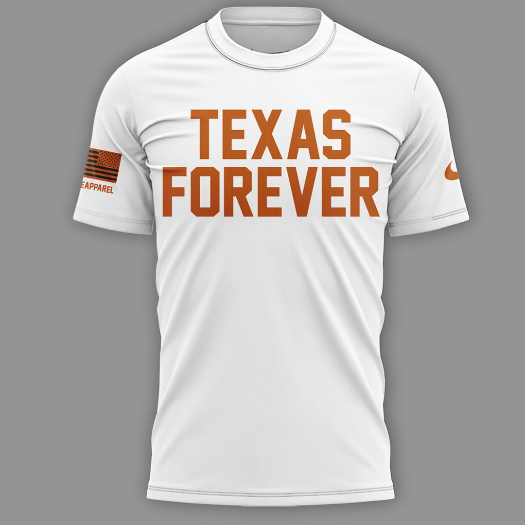 Texas Forever White Tshirt - Famjoys Texas Forever White Tshirt - Famjoys