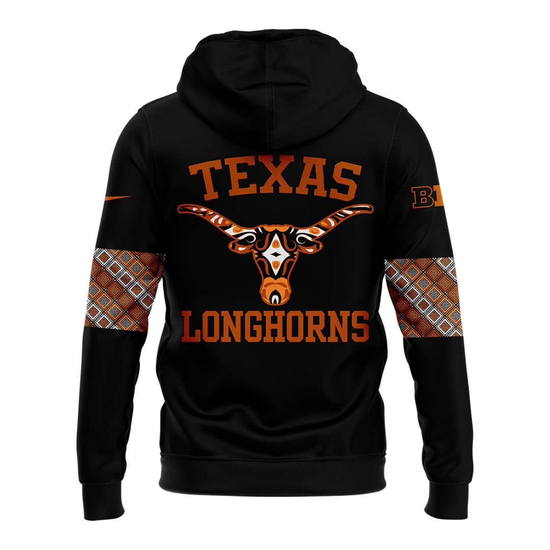 Texas Longhorns 2024 Native American Heritage Month Premium Pullover Hoodie - Famjoys Texas Longhorns 2024 Native American Heritage Month Premium Pullover Hoodie - Famjoys