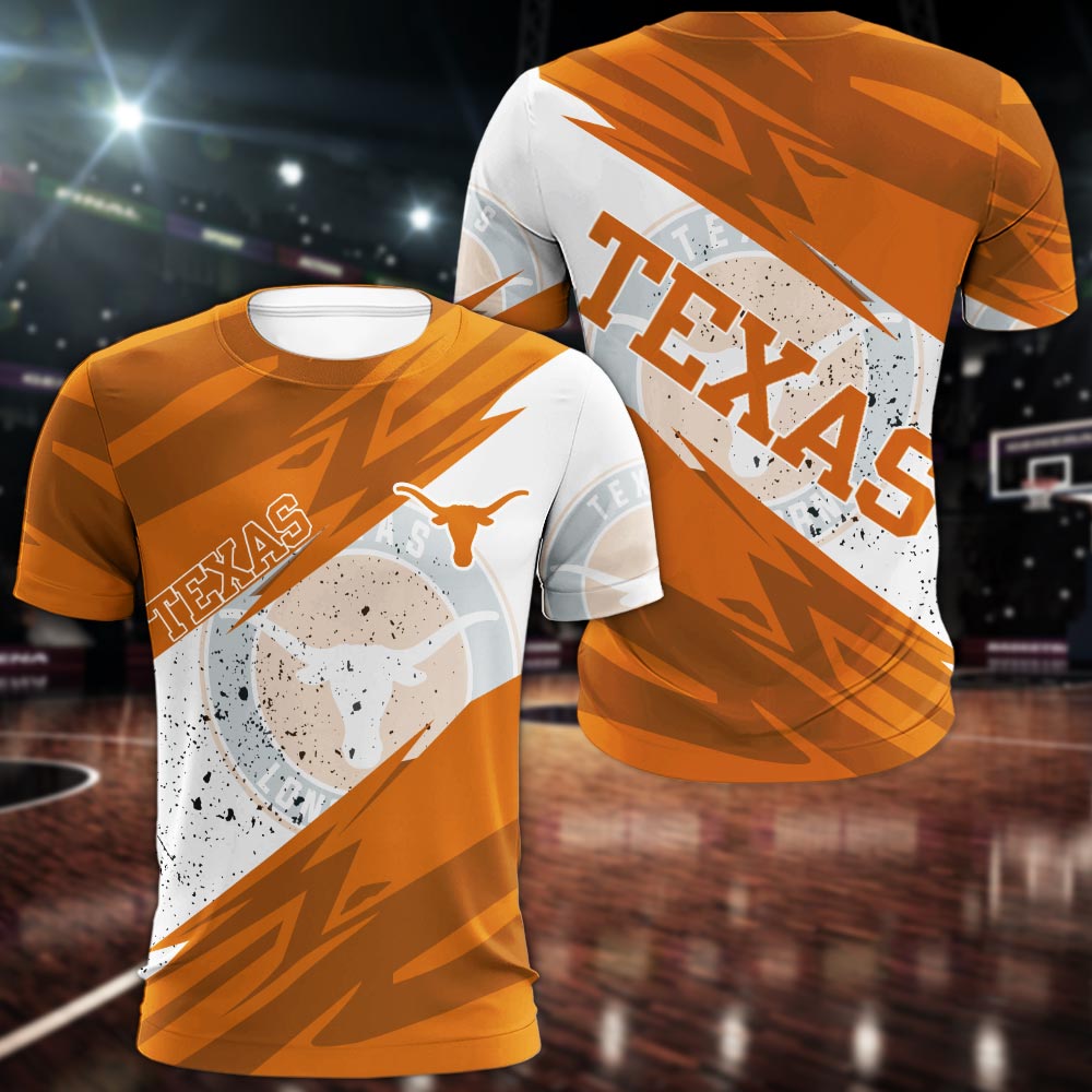 Texas Longhorns All Over Print Apparel - Famjoys Texas Longhorns All Over Print Apparel - Famjoys
