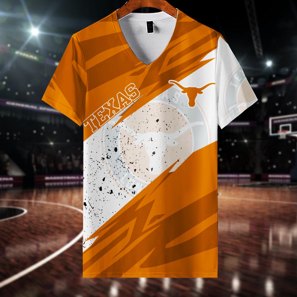 Texas Longhorns All Over Print Apparel - Famjoys Texas Longhorns All Over Print Apparel - Famjoys