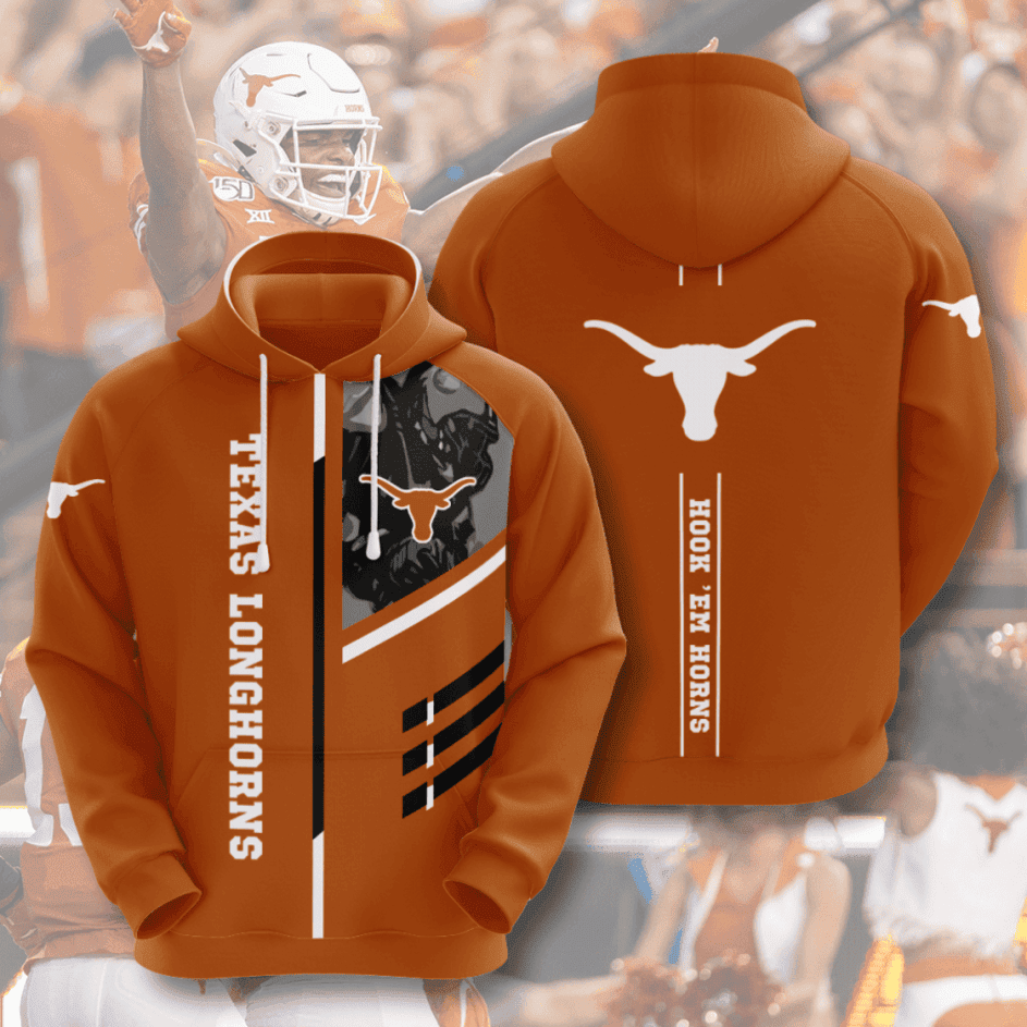 Texas Longhorns American Football Hoodie & Zip Hoodie - Famjoys Texas Longhorns American Football Hoodie & Zip Hoodie - Famjoys
