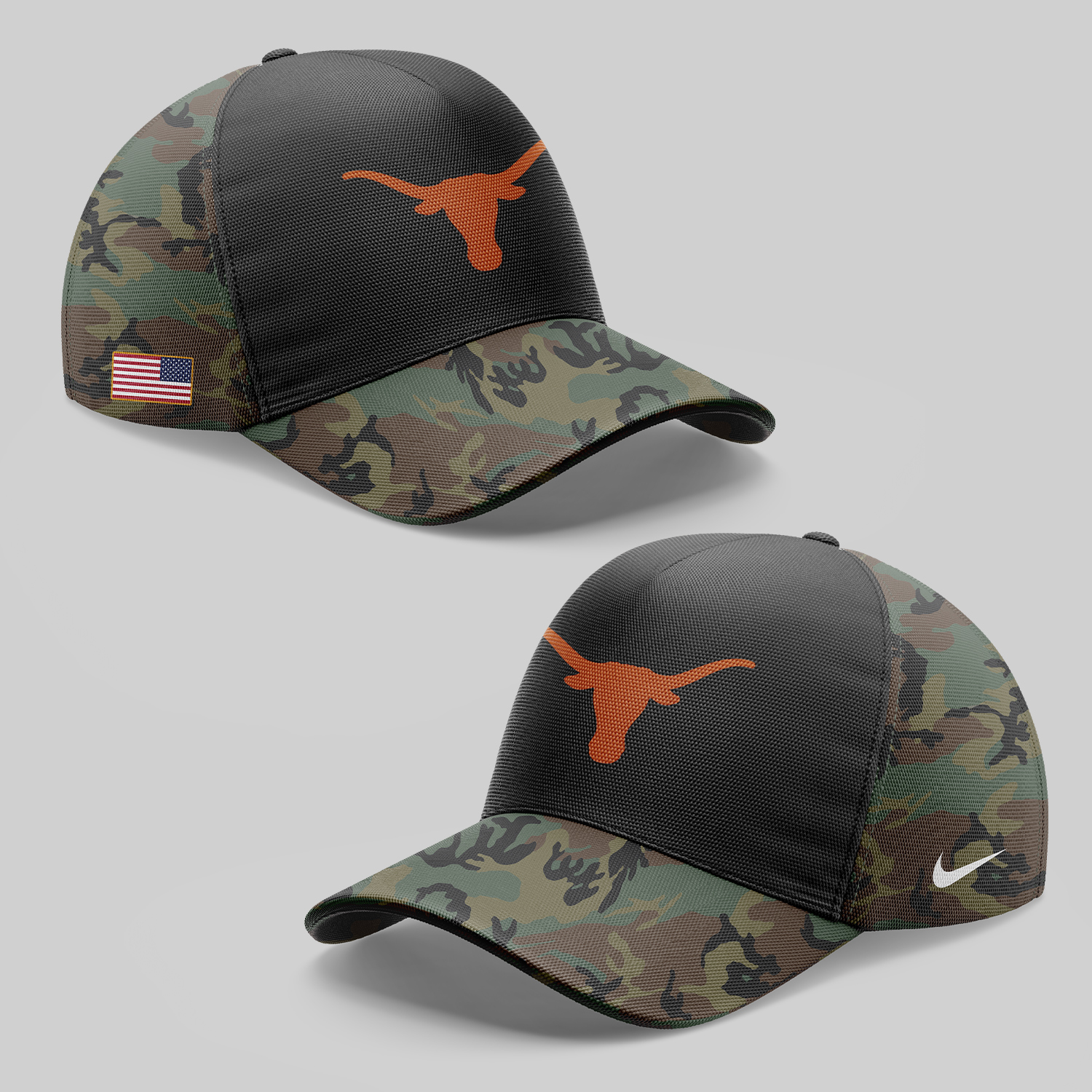 Texas Longhorns Camo Salute to Service Shirt V2 - Famjoys Texas Longhorns Camo Salute to Service Shirt V2 - Famjoys