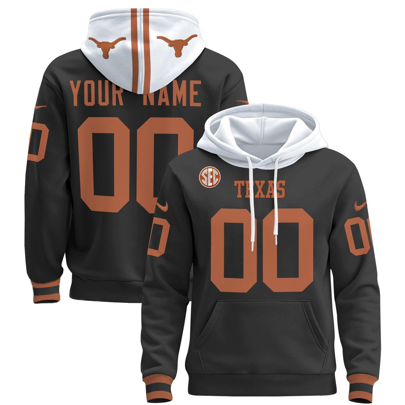 Texas Longhorns Football Hoodie - Famjoys Texas Longhorns Football Hoodie - Famjoys