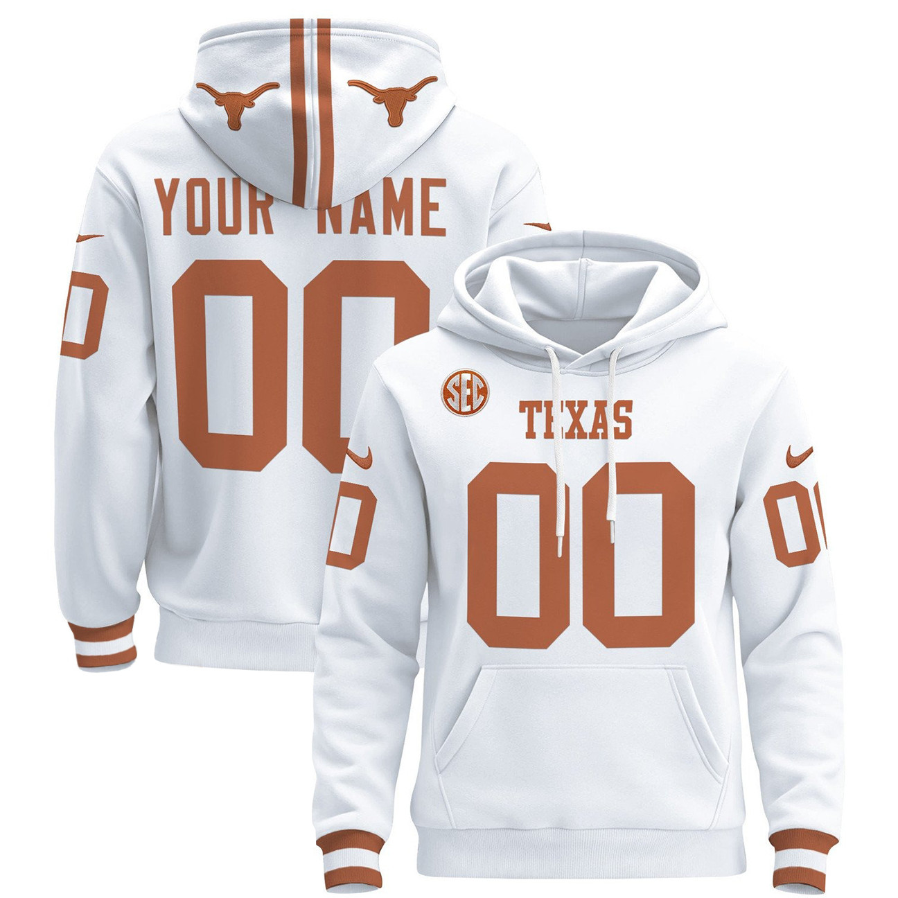 Texas Longhorns Football Hoodie - Famjoys Texas Longhorns Football Hoodie - Famjoys