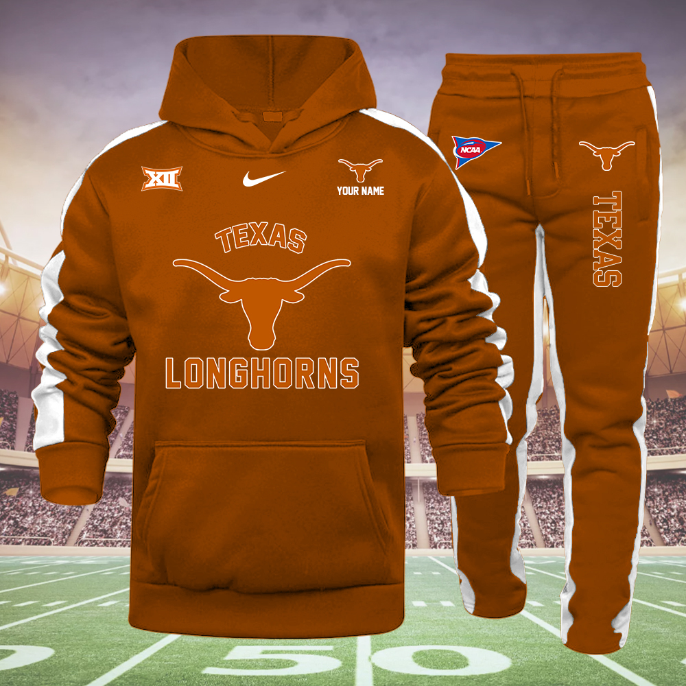 Texas Longhorns football Hoodie Set - Famjoys Texas Longhorns football Hoodie Set - Famjoys